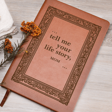 Premium Leather Journal For Mom